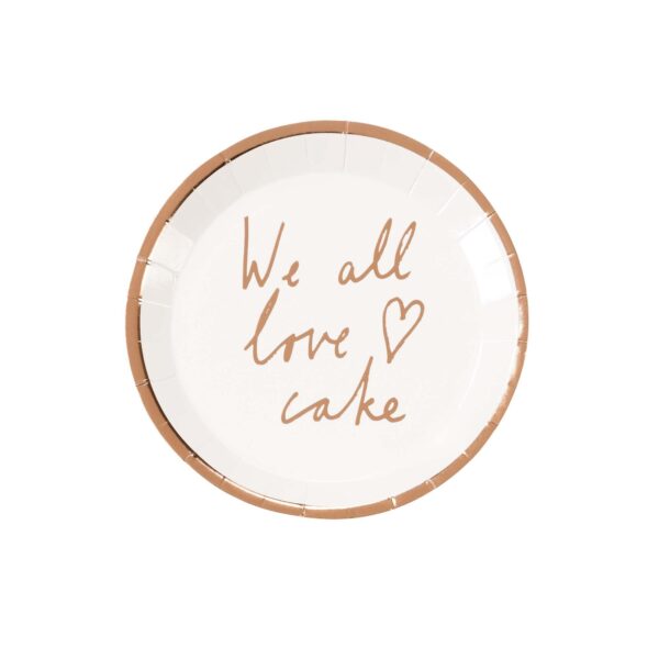 Tallrikar We All Love Cake 12-pack 1