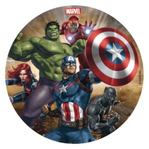 Tårtbild Avengers 16 cm 1
