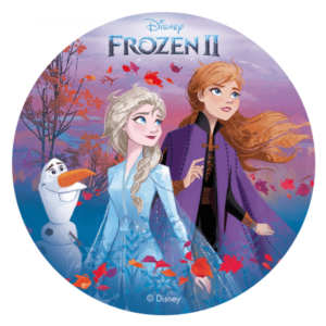 Tårtbild Frost 2 - Anna, Elsa & Olof 20 cm 1