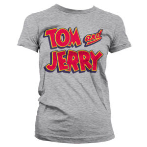 Tom & Jerry Logo Dam T-shirt 1