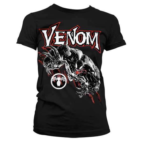 Venom Girly T-Shirt (Black) 1