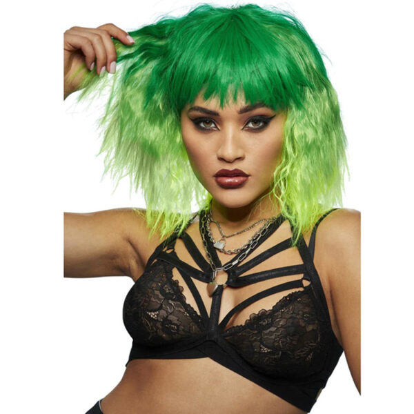 Venus Envy™ Trash Goddess™ Peruk Grön 3