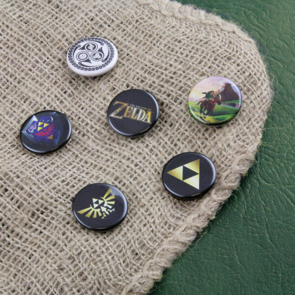 Zelda Badges 6 pack 1
