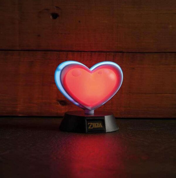 Zelda Heart Container 3D Lampa 1