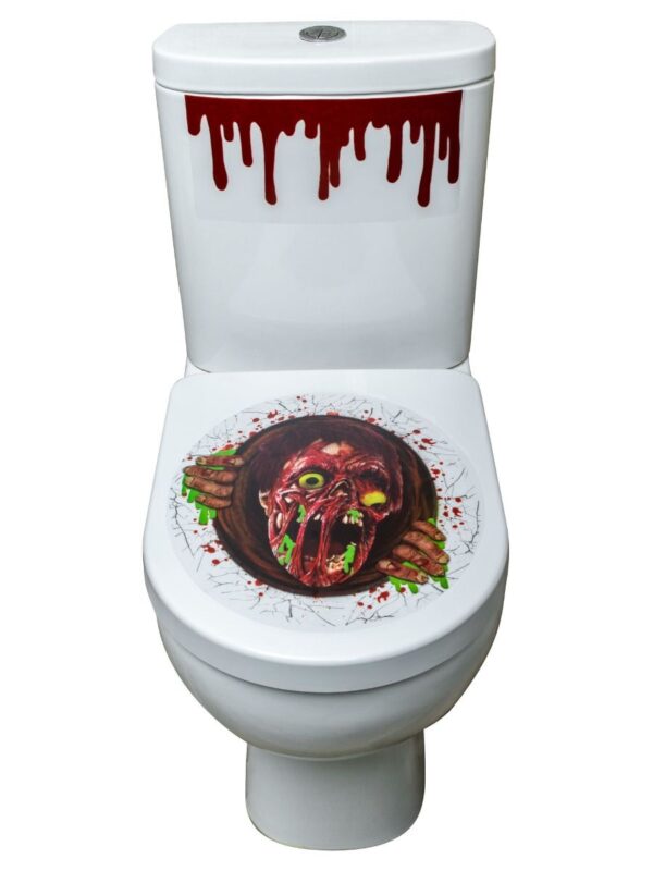 Zombieportal Klistermärke Toalett 1